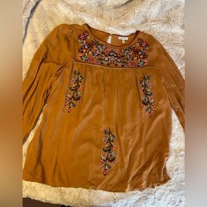 Jodifl by Three Bird Nest Embroidered Tunic Top